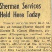 Obituary clipping
