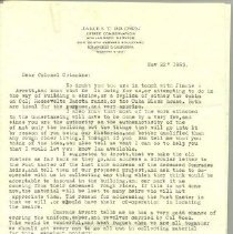 Typewritten letter