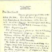 2-Sided handwritten lettet