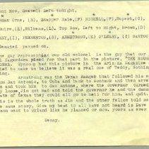 Typewritten letter