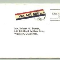 Envelope w/stamp