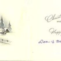 Inside greeting card