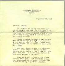 Typed letter