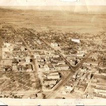 Aerial view of Las Vegas, NM