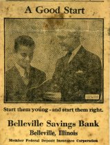 Belleville Savings Bank - portion of an ad