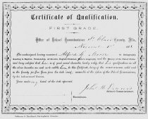 Dennis Teaching Certificate