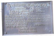 BTHS Dedication Plaque