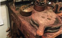 Leather and wood Bellows