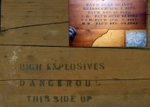 Shipping crate for explosives