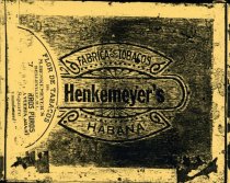 Lid Top FABRICA DE TOBACOS Henkemeyer's HABANA