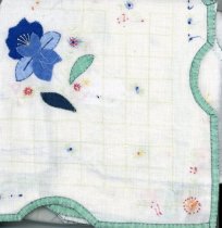 Embroidered/Appliqued Card Table Cover