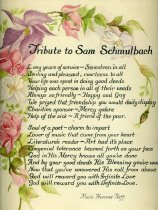 Tribute to Sam Schmulbach - Senior Citizens Cllub