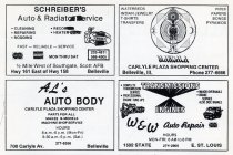 Ads in racing magazine