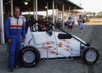 Bobby Bittle and Midget Racecar