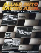 Allied Auto Racing Souvenir Progam