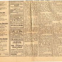 Lower half of front page