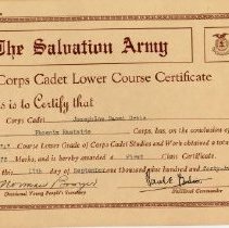 Certificate, Achievement