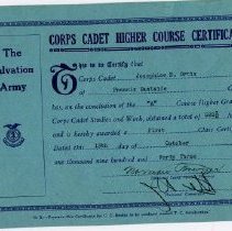 Certificate, Achievement