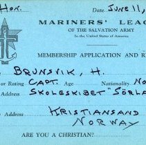 Application, Registration