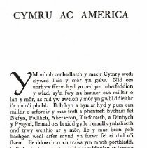 Wales and America