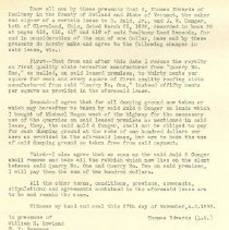 Lease between Thomas Edwards and Auld & Conger