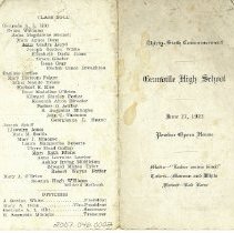 Granville High School 36th Commencement Program