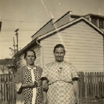 Anna Labas and Mrs. Gilbert