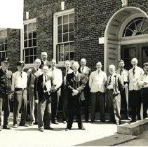 Postal Workers Outside Granville Post Office