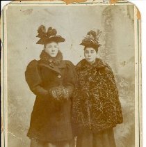 Victoria and Ida Chapman c. 1890-1900