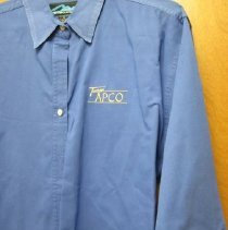 Team APCO shirt (close up view).