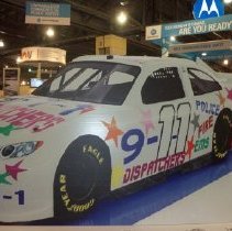 Picture of a vehicle display dedicated 9-11 dispatchers.