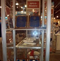 Display in memory of APCO life member Art McDole from APCO CPRA Chapter.