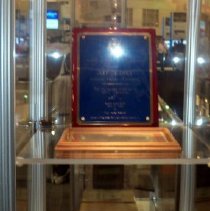 Display in memory of APCO life member Art McDole from APCO CPRA Chapter.