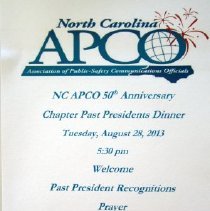 North Carolina Chapter Past Pres Dinner Program