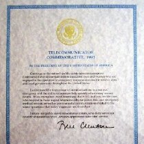 National Telecommunicator Week Commemorative Letter