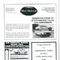 Stafforshire Police Commemorative Issue 1992