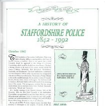 Stafforshire Police Commemorative Issue 1992