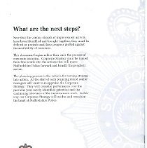 Staffordshire Police "Together Towards 2000" Corporate Strategy Publication
