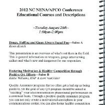 Program - NC NENA/APCO 2012 Annual Conference