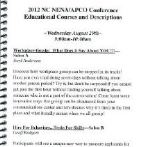 Program - NC NENA/APCO 2012 Annual Conference