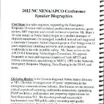 Program - NC NENA/APCO 2012 Annual Conference