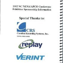 Program - NC NENA/APCO 2012 Annual Conference