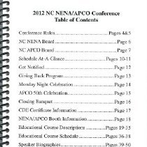 Program - NC NENA/APCO 2012 Annual Conference