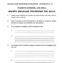 APCO National Training Course Student's Manual