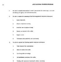 APCO National Training Course Student's Manual