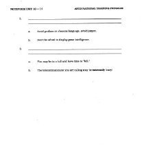 APCO National Training Course Student's Manual