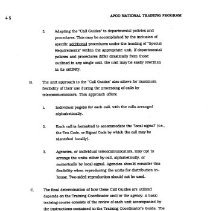 APCO National Training Course Student's Manual