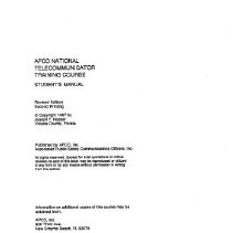 APCO National Training Course Student's Manual