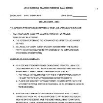APCO National Training Course Student's Manual