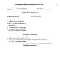 APCO National Training Course Student's Manual